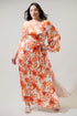 Nerola Floral One Shoulder Maxi Dress Curve